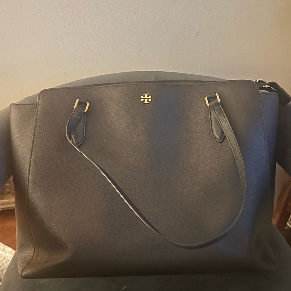 Tory Burch Black Tote/laptop bag